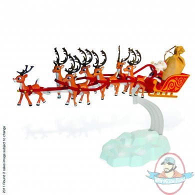 Rudolph 2011 Santa Sleigh & Team With Music Rudolph 2011 Santa Sleigh & Team With Music