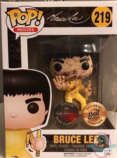 SDCC Pop Movies Bruce Lee Bloody Exclusive #219 by Funko JC