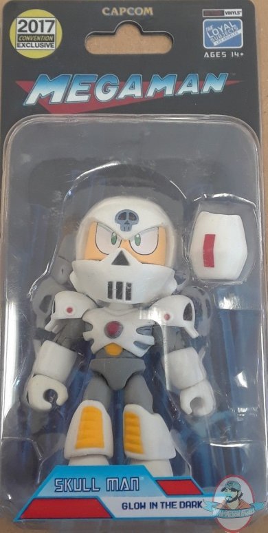 SDCC 2017 The Loyal Subjects Megaman Skull Man Glow in the Dark