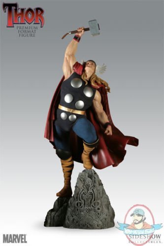 Marvel Thor Premium Format Figure by Sideshow Collectibles Used JC Marvel Thor Premium Format Figure by Sideshow Collectibles Used JC