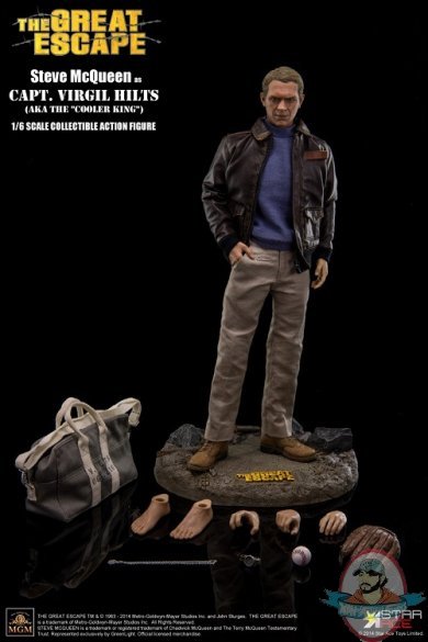 1/6 Scale Steve McQueen Captain Virgil Hilts The Great Escape 1963