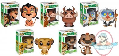 Pop! Disney: Lion King Set of 5 Vinyl Figure by Funko