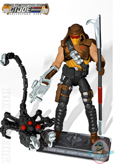 G.I Joe 3 3/4 Subscription Cobra Desert Assault Trooper Desert