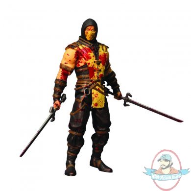 Mortal Kombat X Scorpion Bloody Variant Previews Exclusive Mezco Mortal Kombat X Scorpion Bloody Variant Previews Exclusive Mezco