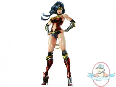 Dc Universe Play Arts Kai Wonder Woman Variant by Square Enix Used Dc Universe Play Arts Kai Wonder Woman Variant by Square Enix Used