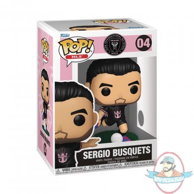 Pop! MLS Inter Miami Sergio Busquets Away Uni. #04 Vinyl Figure Funko