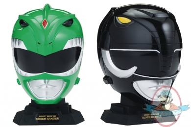 1/4 Scale Mighty Morphin Power Ranger Legacy Set of 2 Helmets Bandai 1/4 Scale Mighty Morphin Power Ranger Legacy Set of 2 Helmets Bandai