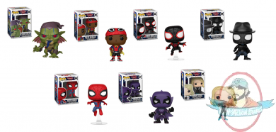 Pop! Marvel: Animated Spider-Man Set of 7 Figures Funko