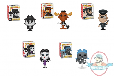 Pop! Animation Rocky & Bullwinkle Set of 5 Figures Funko