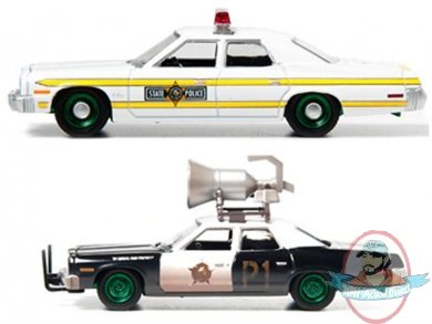 1:64 1974 Dodge Monaco Bluesmobile & 1977 Royal Monaco Il Greenlight