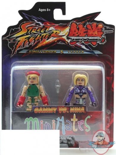 Street Fighter X Tekken Minimates Cammy vs Nina 2 Pack Action Figure Street Fighter X Tekken Minimates Cammy vs Nina 2 Pack Action Figure