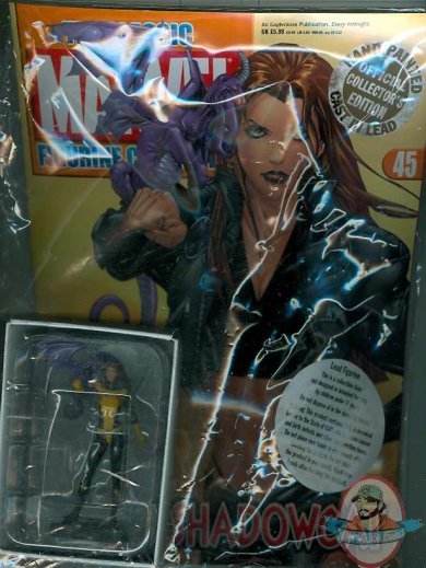 Classic Marvel Figurine Collection Magazine #45 Shadowcat Eaglemoss Classic Marvel Figurine Collection Magazine #45 Shadowcat Eaglemoss