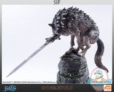 Dark Souls: Sif the Great Grey Wolf Statue First 4 Figures