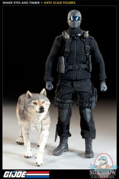 Gi Joe Snake Eyes and Timber Sixth Scale Figure Set Sideshow