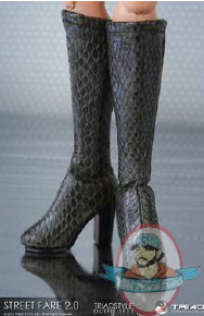 Street Fare 2.0 Female Boots Snakeskin for 12 inch Figures Triad Toys