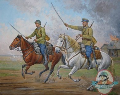 1/72 Soviet Cavalry WWII Snap Kit