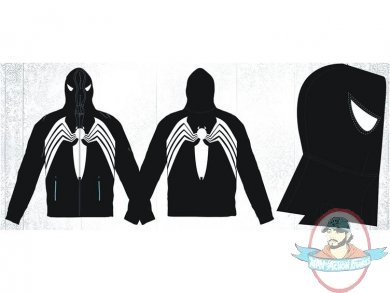 Spider-Man Black Costume Hoodie S M L XL 2XL by Freeze Spider-Man Black Costume Hoodie S M L XL 2XL by Freeze