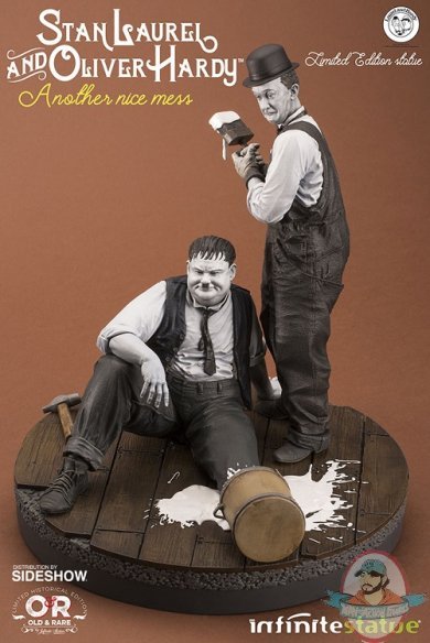 Stan Laurel and Oliver Hardy Another Nice Mess Infinite Statue