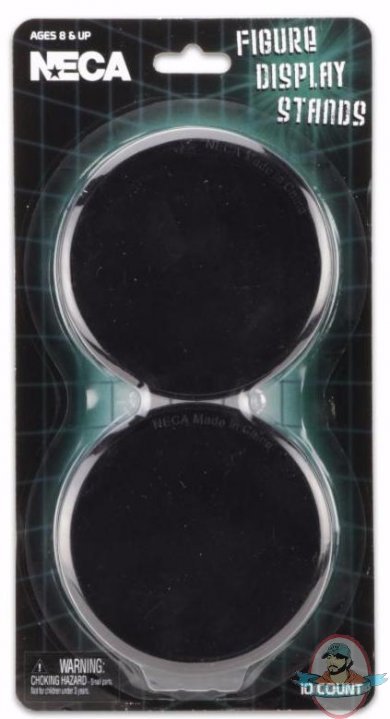  Action Figure Display Stand Black Pack of 10 Neca