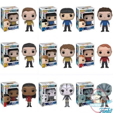 Pop! Television Star Trek Beyond! Set of 9 Funko