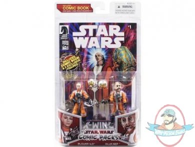 2010 Exclusive Star Wars Plourr Ilo & Dllr Nep Comic Pack 2010 Exclusive Star Wars Plourr Ilo & Dllr Nep Comic Pack