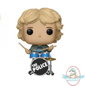 Pop! Rocks The Police Stewart Copeland Vinyl Figure Funko