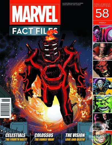 Marvel Fact Files Special #58 Arishem The Judge Cover Eaglemoss Marvel Fact Files Special #58 Arishem The Judge Cover Eaglemoss