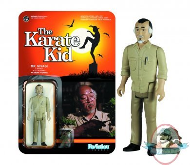 Karate Kid Karate Mr. Miyagi ReAction 3 3/4-Inch Retro Funko Karate Kid Karate Mr. Miyagi ReAction 3 3/4-Inch Retro Funko