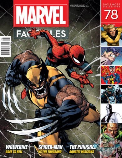 Marvel Fact Files #78 Spider Man & Wolverine Cover Eaglemoss Marvel Fact Files #78 Spider Man & Wolverine Cover Eaglemoss