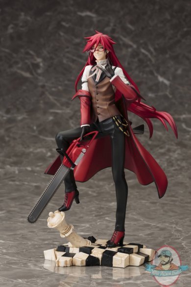 Black Butler Book of Circus Grelle Sutcliffe ArtFx J Statue kotobukiya Black Butler Book of Circus Grelle Sutcliffe ArtFx J Statue kotobukiya