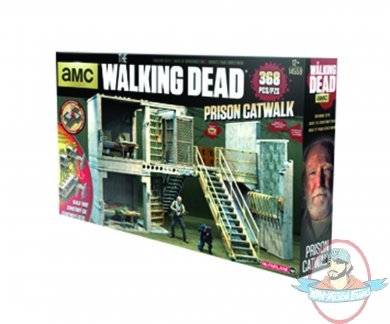 Walking Dead Tv Building Set Prison Catwalk Construction McFarlane Walking Dead Tv Building Set Prison Catwalk Construction McFarlane