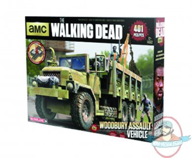Walking Dead Tv Building Set Woodbury Assault Vehicle McFarlane Walking Dead Tv Building Set Woodbury Assault Vehicle McFarlane