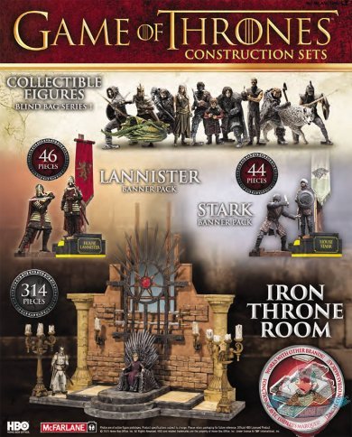 Game of Thrones Construction Case of 24 Figures by McFarlane Game of Thrones Construction Case of 24 Figures by McFarlane