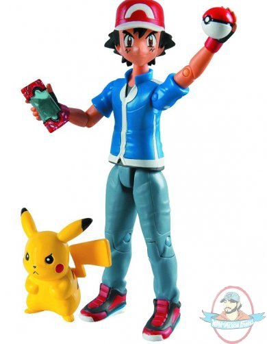 Pokemon  Ash & Pikachu Action Figures by TOMY INTERNATIONAL