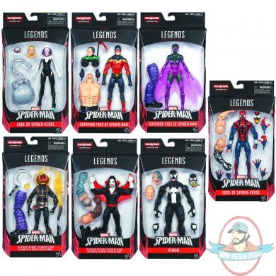Marvel Spider-Man Legends Figures Case of 8 Hasbro Marvel Spider-Man Legends Figures Case of 8 Hasbro