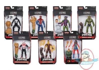 Marvel Spider-Man Legends 6 inch Action Figures of Case of 8 Hasbro Marvel Spider-Man Legends 6 inch Action Figures of Case of 8 Hasbro