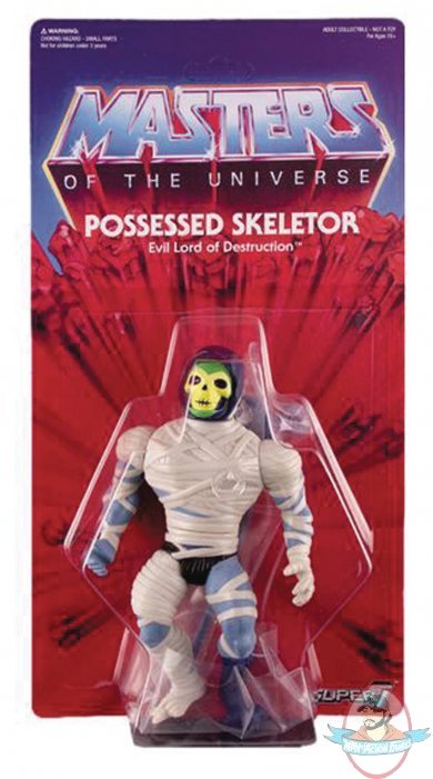 Masters Of The Universe MOTU Possessed Skeletor 5.5 inch By Super 7 Masters Of The Universe MOTU Possessed Skeletor 5.5 inch By Super 7