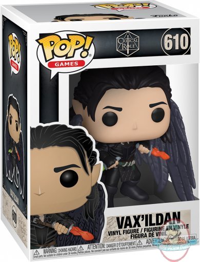 Pop! Games Vox Machina Vaxildan #610 Vinyl Figure Funko