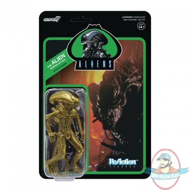 Aliens Alien Warrior Attack Version ReAction Figure Super 7
