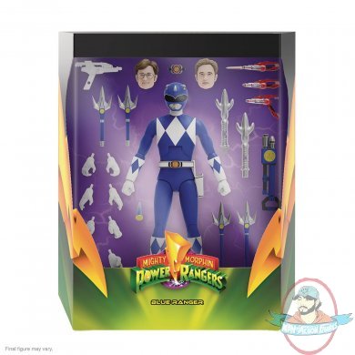 Power Rangers Ultimates Wave 3 Blue Ranger Figure Super 7