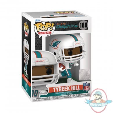 POP NFL: Miami Dolphins Tyreek Hill Vinyl Figure by Funko