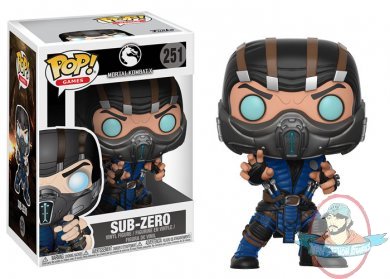 Pop! Games Mortal Kombat Sub-Zero #251 Vinyl Figure Funko