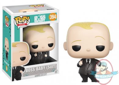 Pop! Movies Boss Baby Suit #394 Vinyl Figure Funko