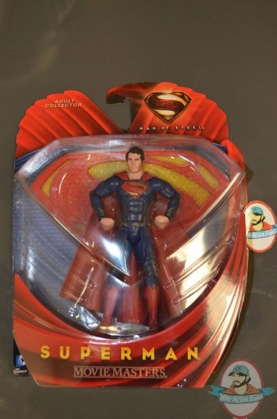 Superman Man of Steel Movie Masters Figure Superman Mattel
