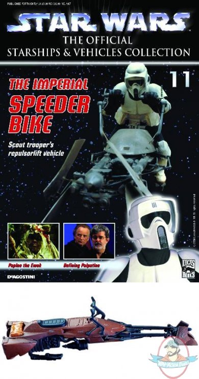 Star Wars Figurine Collection Magazine #11 Speeder Bike De Agostini Star Wars Figurine Collection Magazine #11 Speeder Bike De Agostini