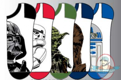 Star Wars Boy's 5 Pair Pack Shorties Socks SWX0072B5