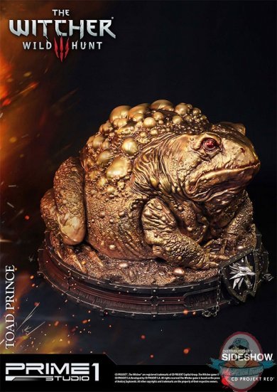 The Witcher 3 Toad Prince of Oxenfurt Gold Statue Prime 1 Studio The Witcher 3 Toad Prince of Oxenfurt Gold Statue Prime 1 Studio