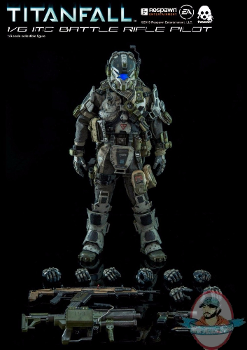 1/6 Scale Titanfall IMC Battle Rifle Pilot Model Exclusive