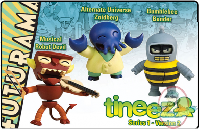 Futurama Encore Series 1 Version 2 Tineez set of 3 Figures by Toynami Futurama Encore Series 1 Version 2 Tineez set of 3 Figures by Toynami