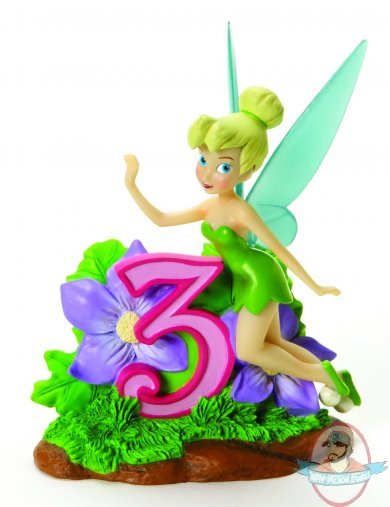 Disney Showcase Tinker Bell Tink by The Numbers Three Figurine Disney Showcase Tinker Bell Tink by The Numbers Three Figurine